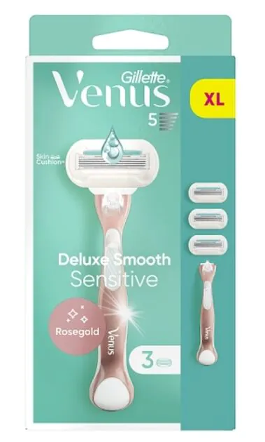 Ξυράφι Gillette Venus Delux Sensitive Rosegold + 3 λεπίδες