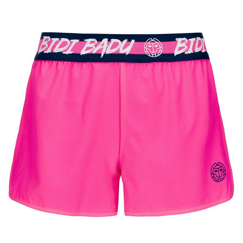 BIDI BADU Grey Tech Shorts (2 in 1) Tennisshorts Mädchen