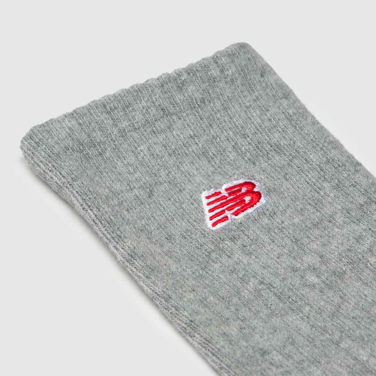 New Balance grå strumpor med logotyp, 3-pack