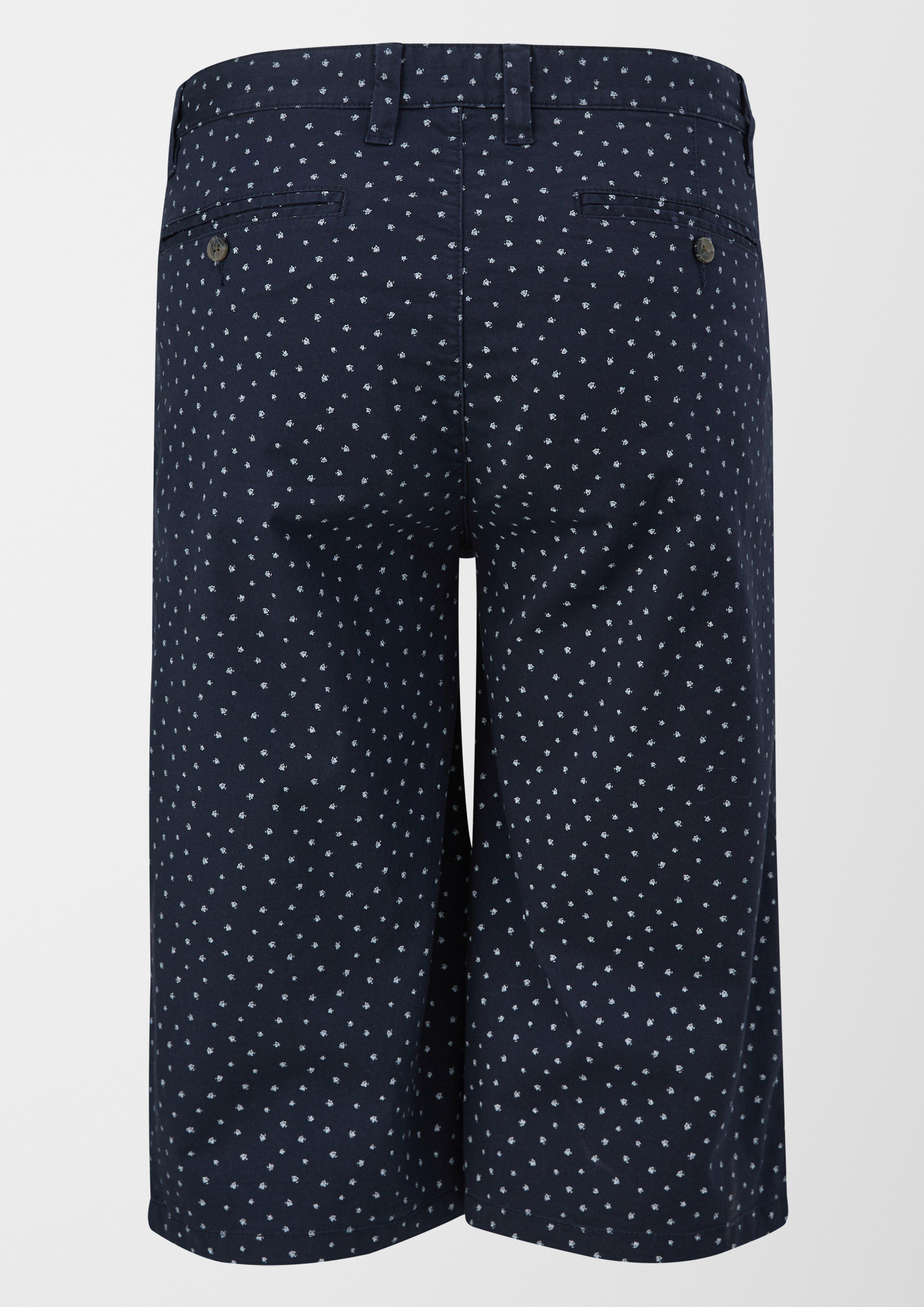 Slim: Bermuda mit Allover-Print  2133321-59A0