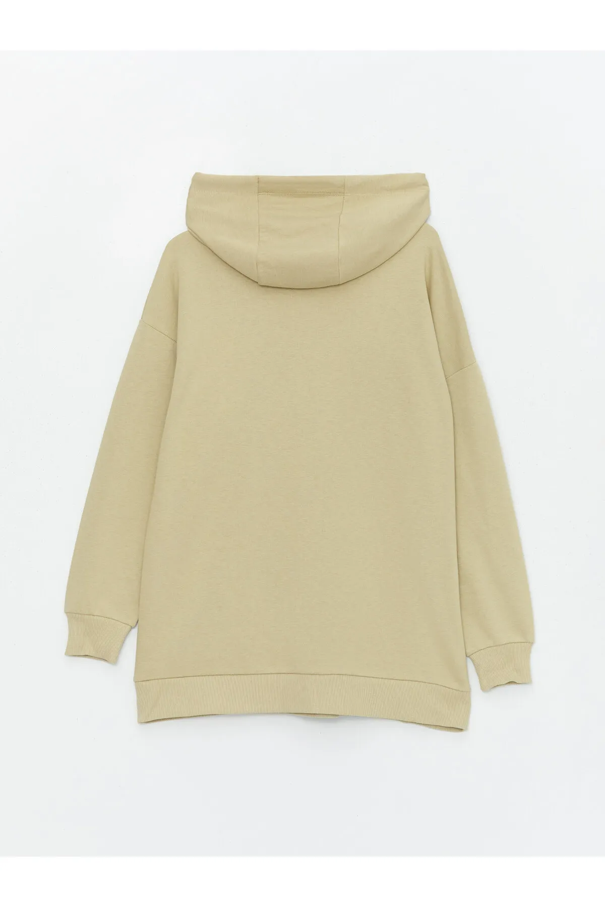 LC Waikiki  Bedruckte Langarm-Sweatshirt-Tunika für Damen mit Kapuze