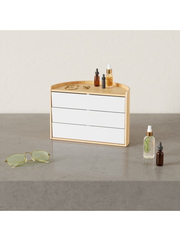 umbra Schmuckaufbewahrung Moona 27 x 15 x 18cm in weiß günstig kaufen onesize