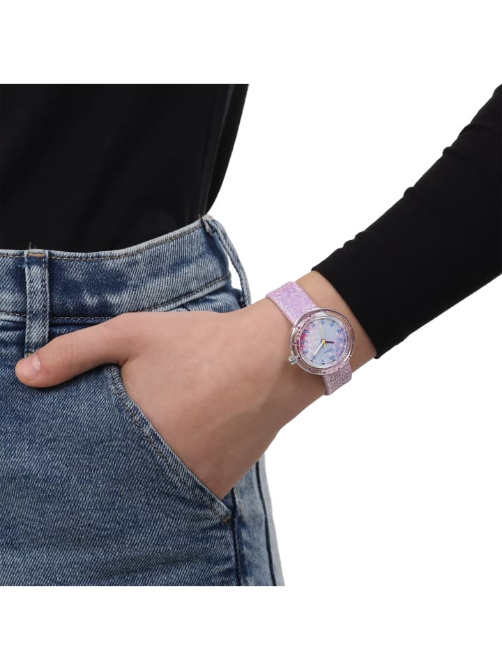 s.Oliver Quarzuhr PU/Kunstleder, Kunststoff in blau günstig kaufen