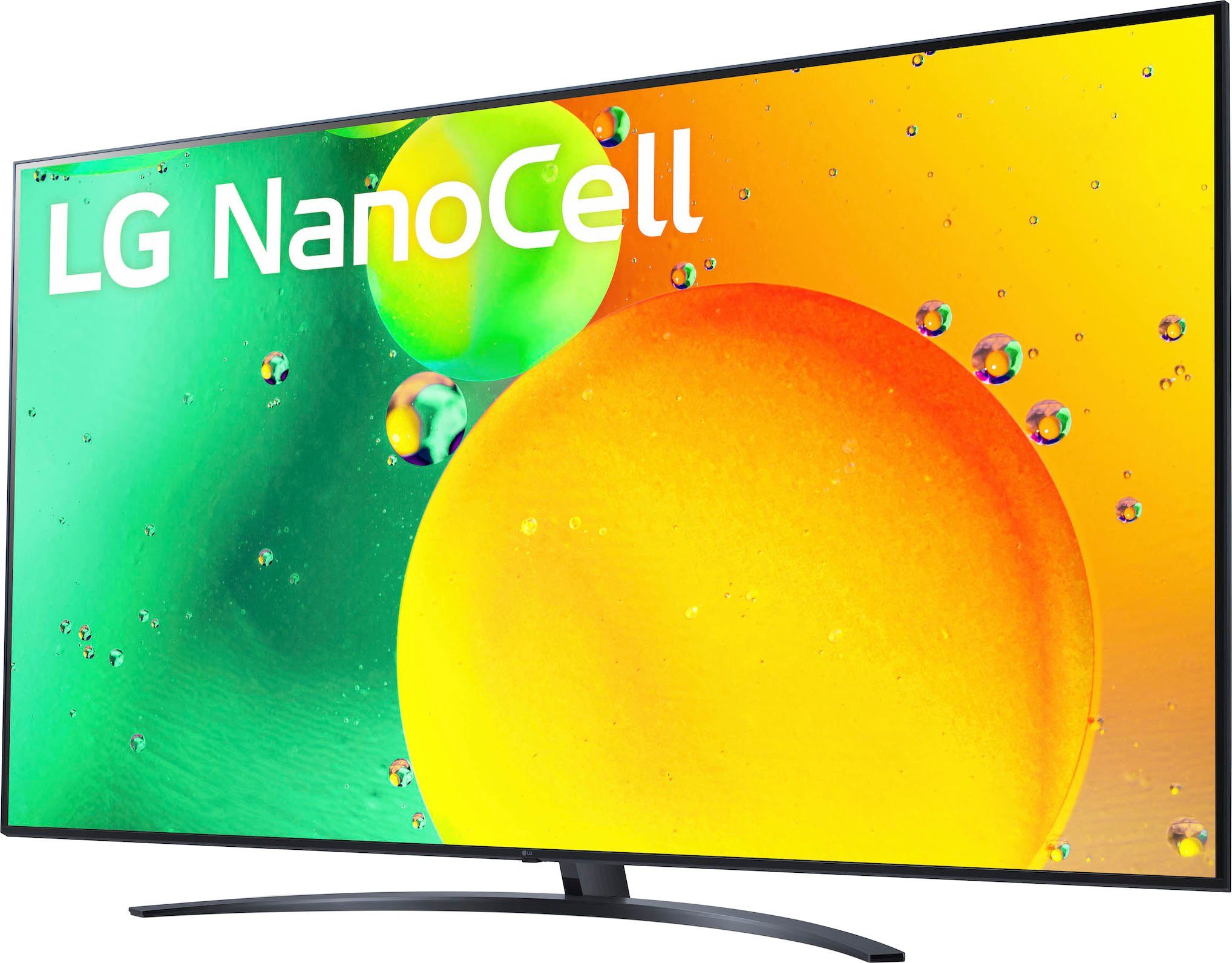 LG 86NANO769QA LED-Fernseher (217 cm/86 Zoll, 4K Ultra HD, Smart-TV, α7 Gen5 4K AI-Prozessor, Dimming Pro, HDMI 2.0, Sprachassistenten)