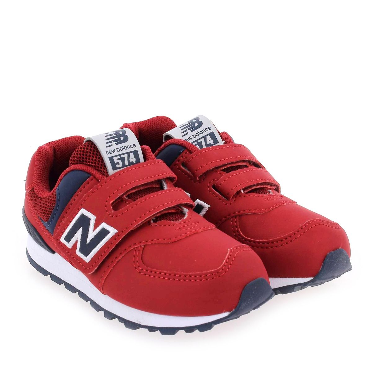 New Balance  IV574 VELCRO - rouge marine