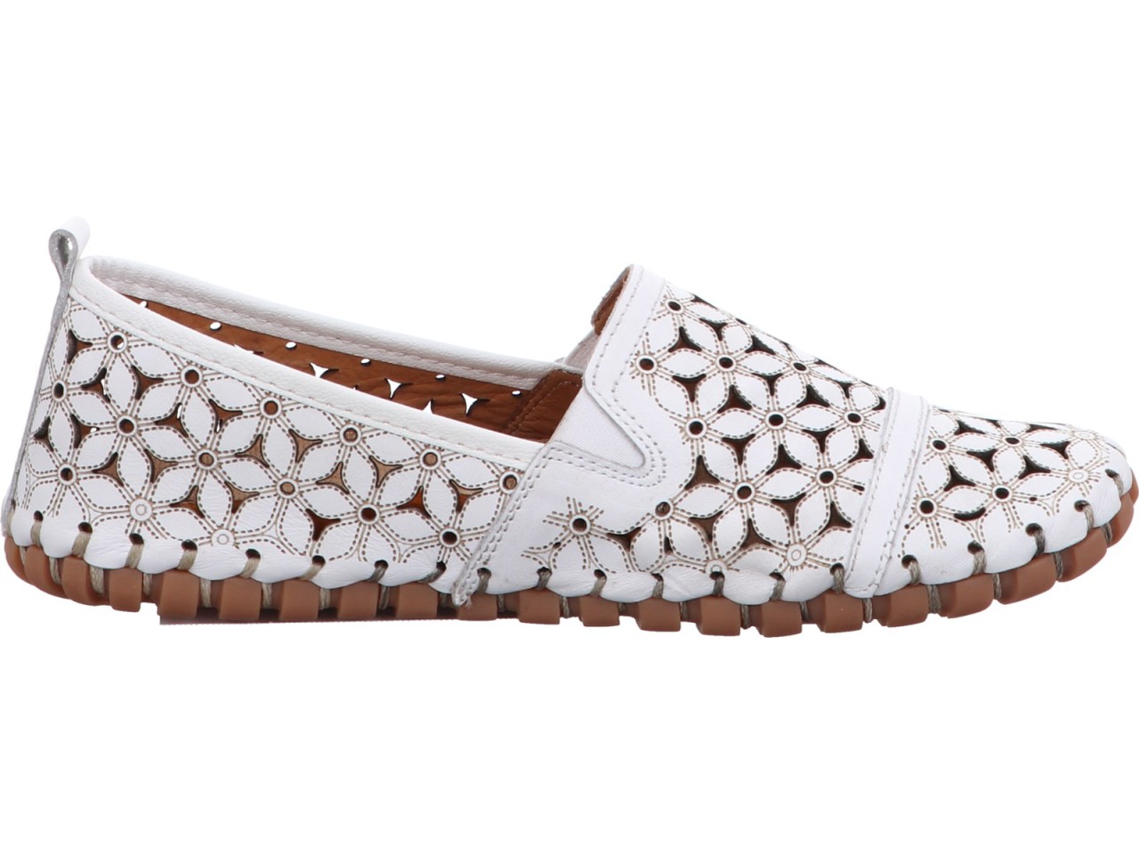 GEMINI Sportliche Slipper weiss