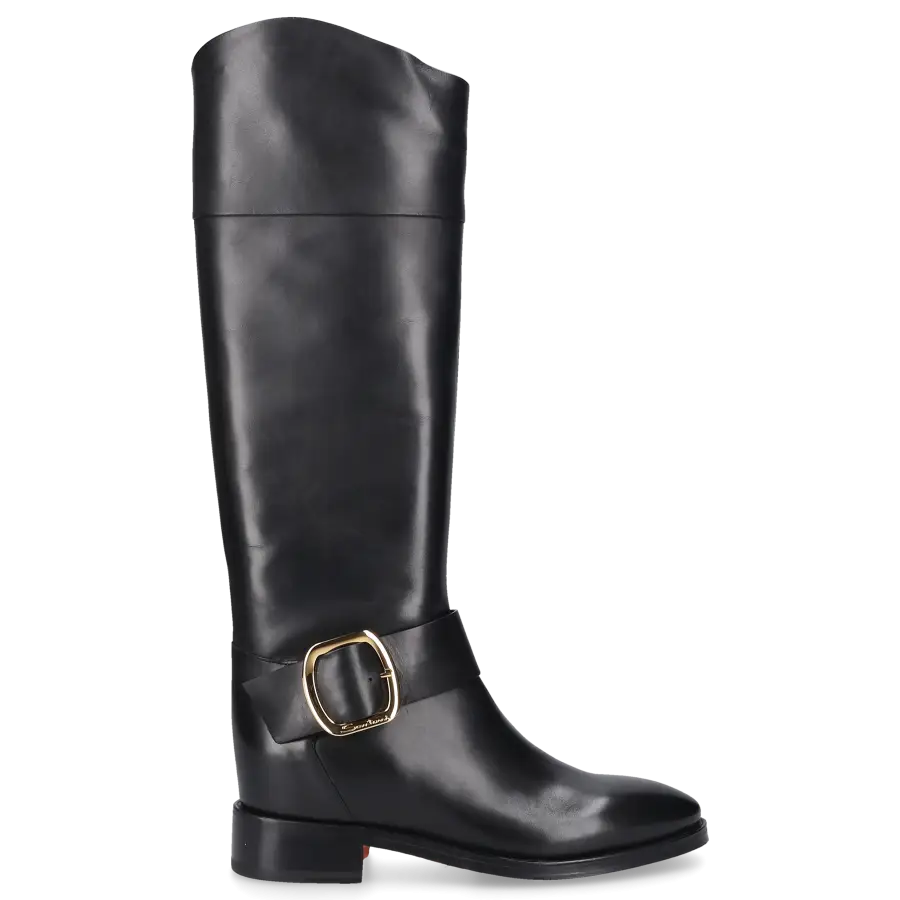 Santoni - Stiefel 70235 Kalbsleder - schwarz