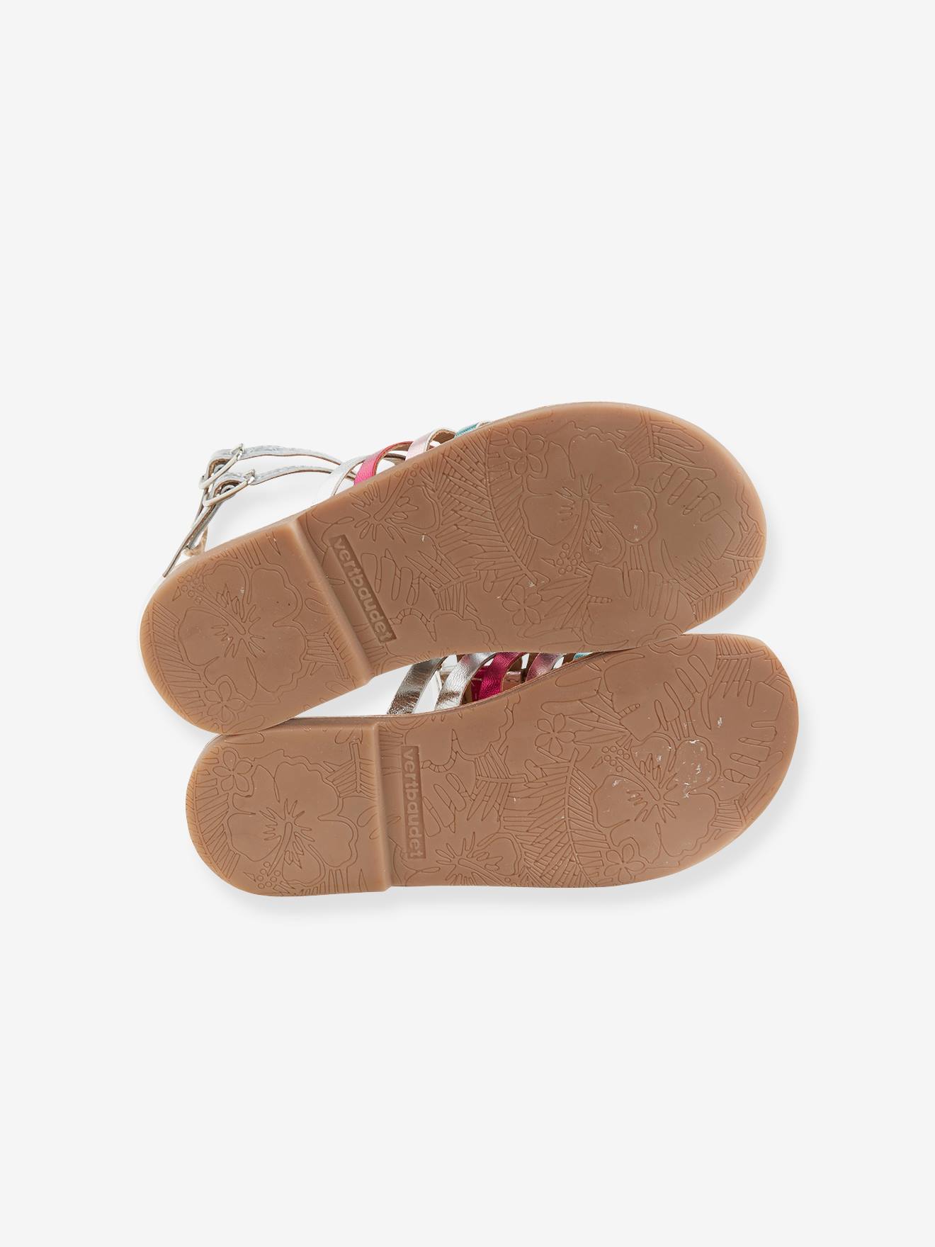 Vertbaudet Mädchen Römersandalen - schwarz