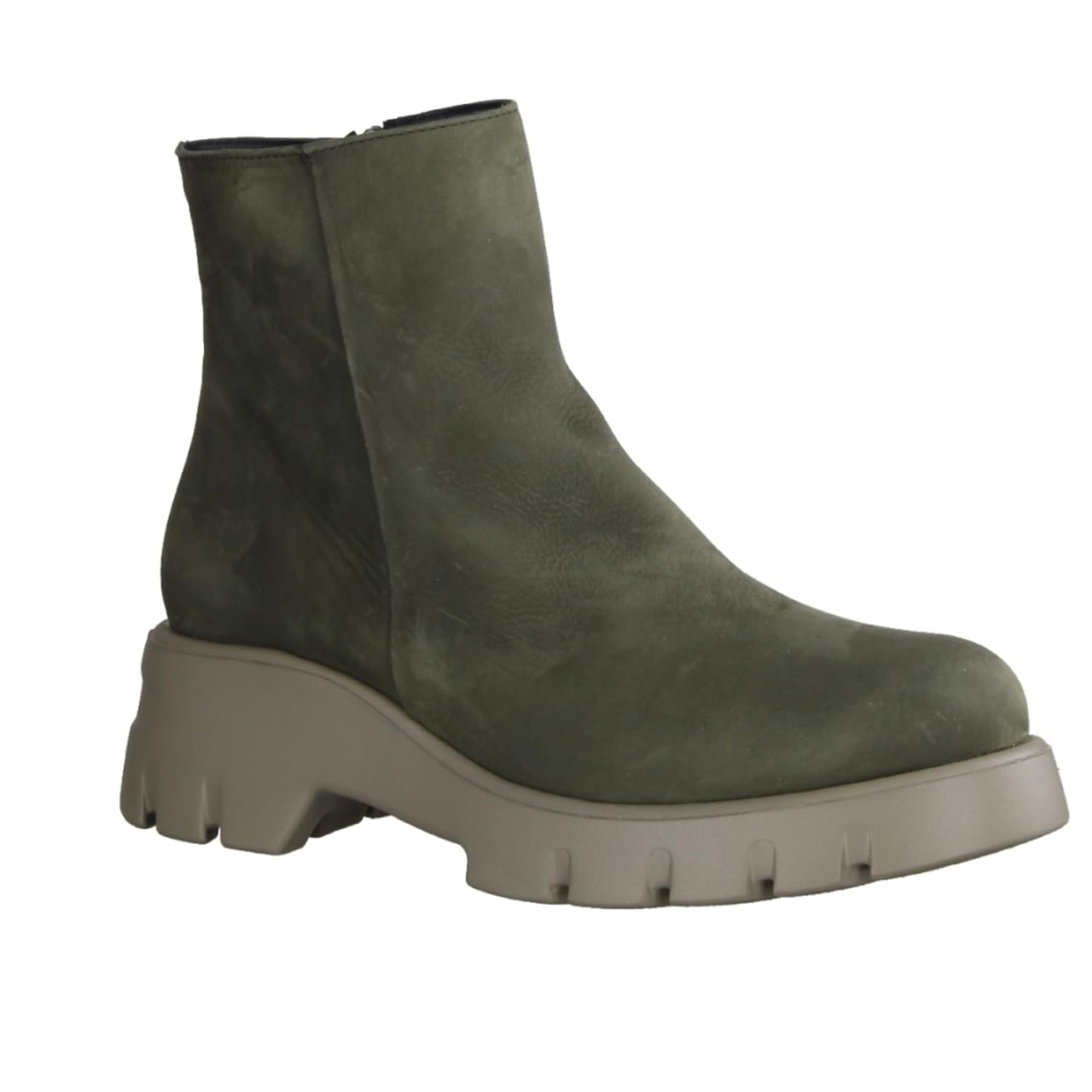 PAUL GREEN Stiefeletten grün Royal Nubuk oliv