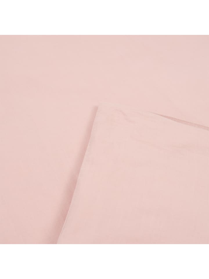 Sansibar Bettwäsche Leinen Look in Rosé günstig kaufen 135x200 cm (80x80 cm)