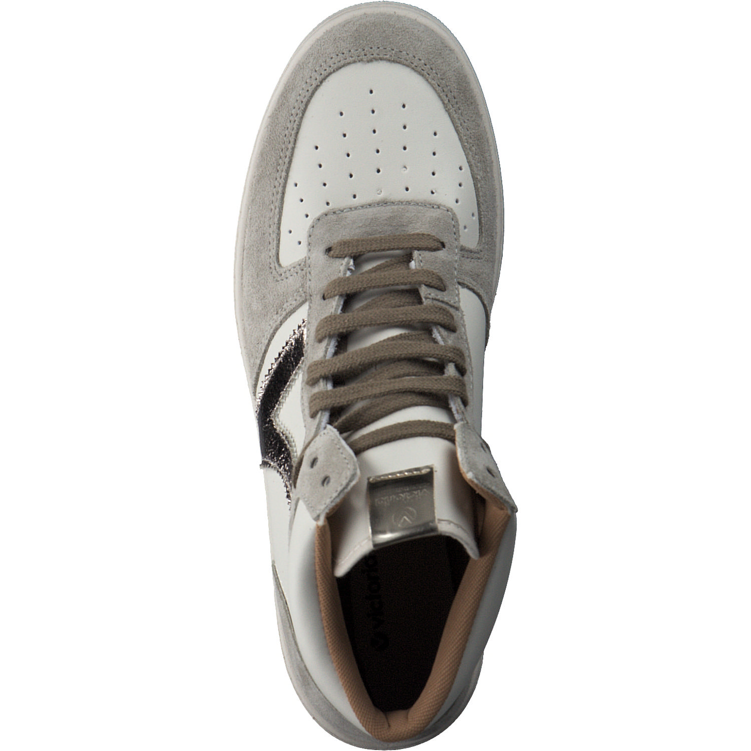 Viktoria 1258223, Sneakers High, Damen, khaki/white