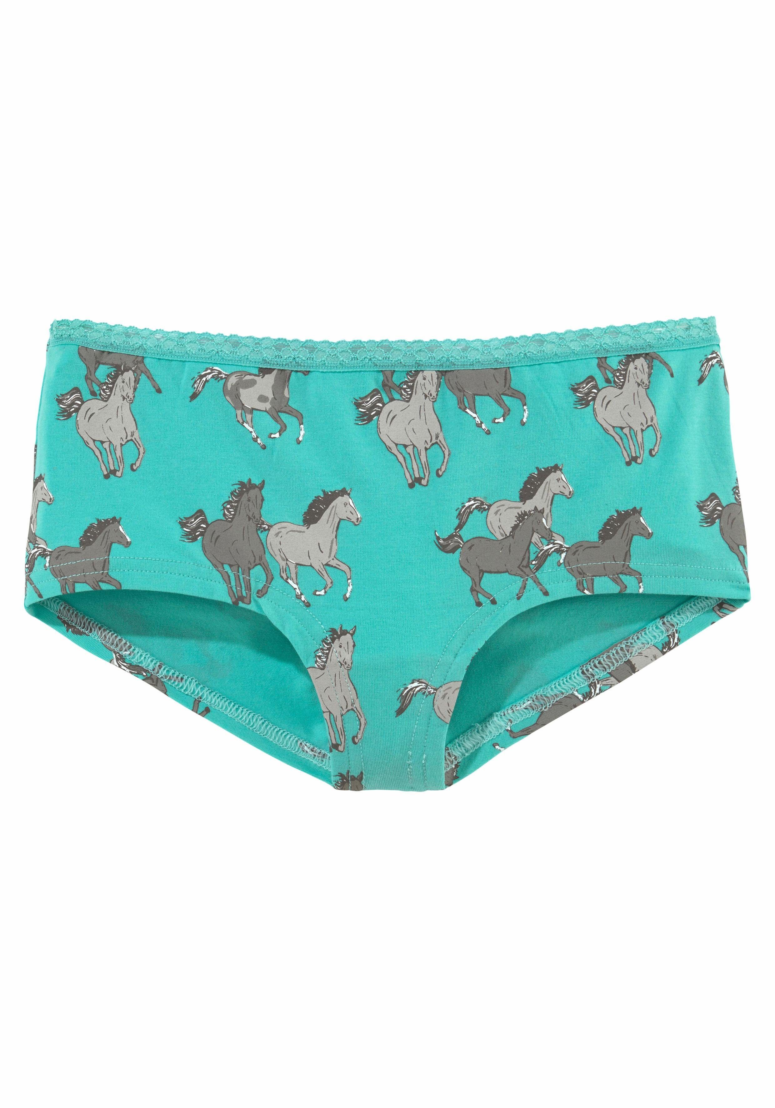 petite fleur Panty (Packung, 3-St) mit Pferde-Druck