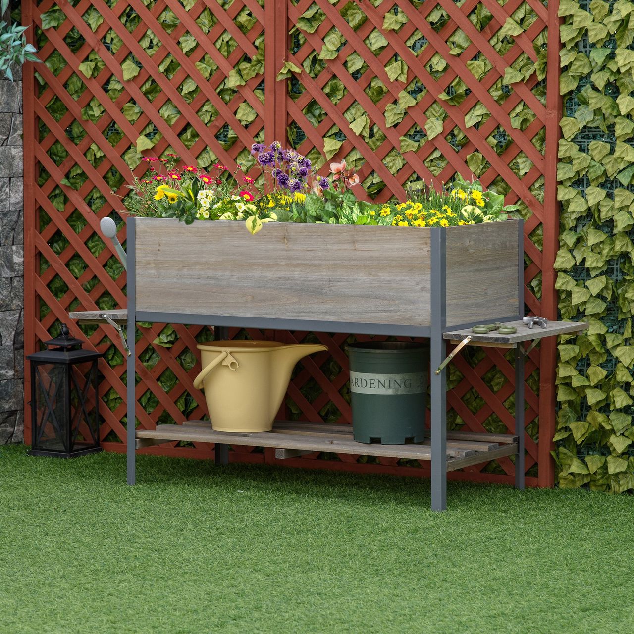 HOMCOM Sitzbank Polsterbank mit Stauraum Truhenbank Flur Schlafzimmer Wohnzimmer leinenartiges Polyester Gummiholz Dunkelgrau 100 x 40 x 44 cm