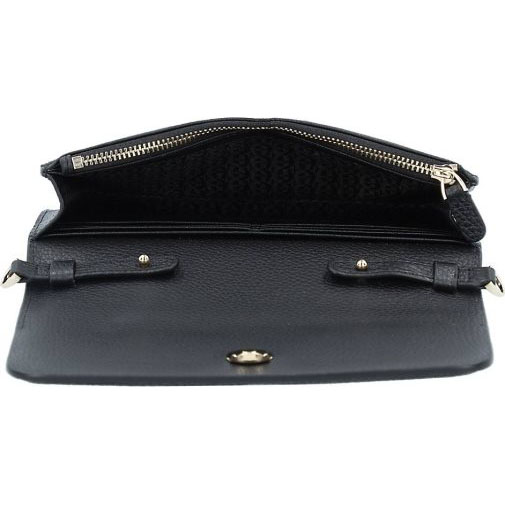 AIGNER Wallet On Strap Clutch Tasche RFID Schutz Leder 19.5 cm