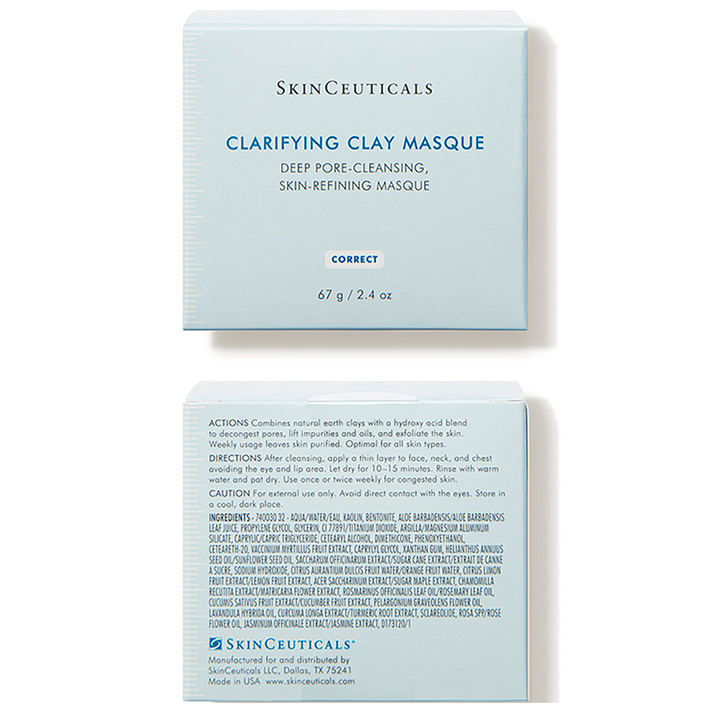 SkinCeuticals CLARIFYING CLAY MASQUE Masque purifiant exfoliant visage