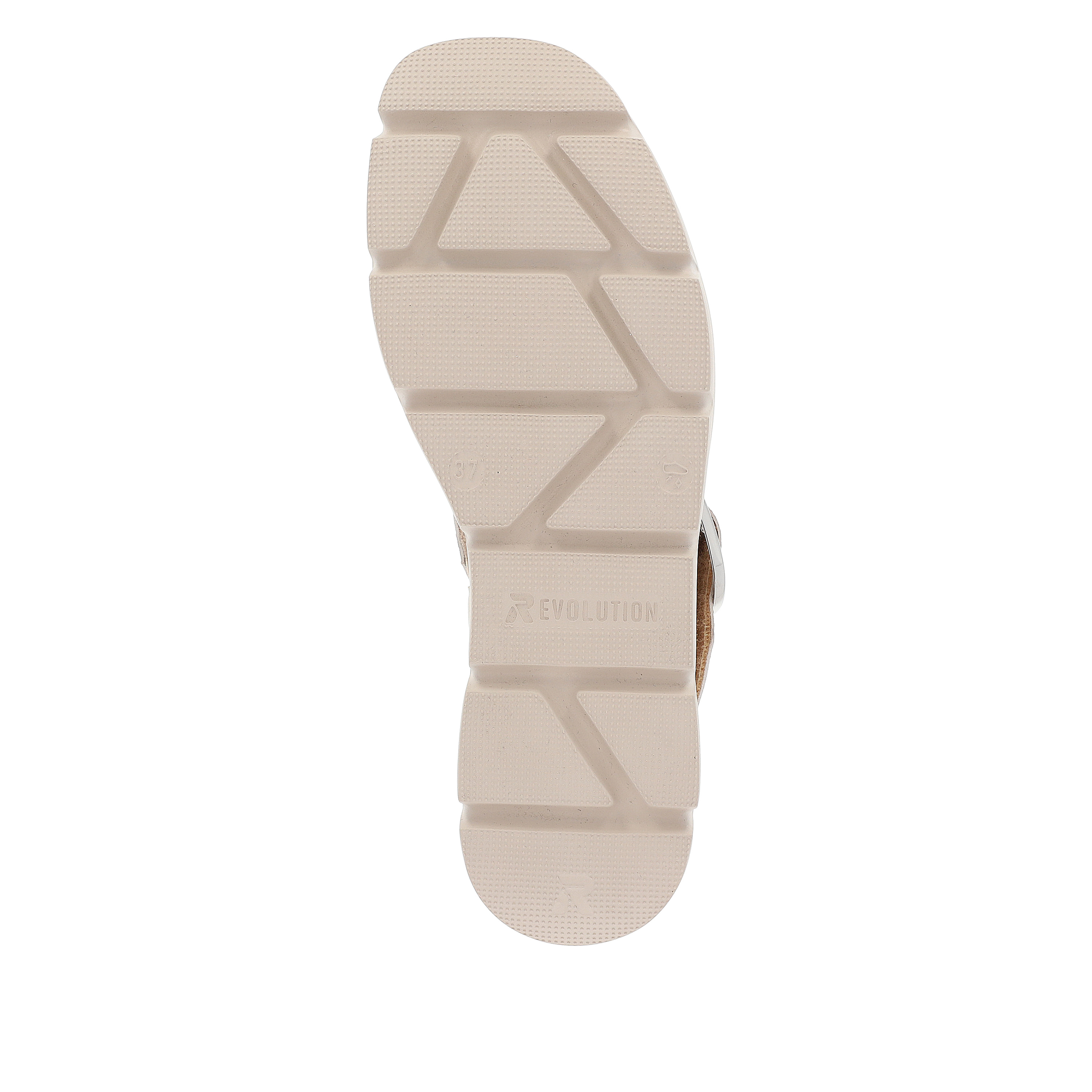 Rieker Damen Keilsandaletten sand beige