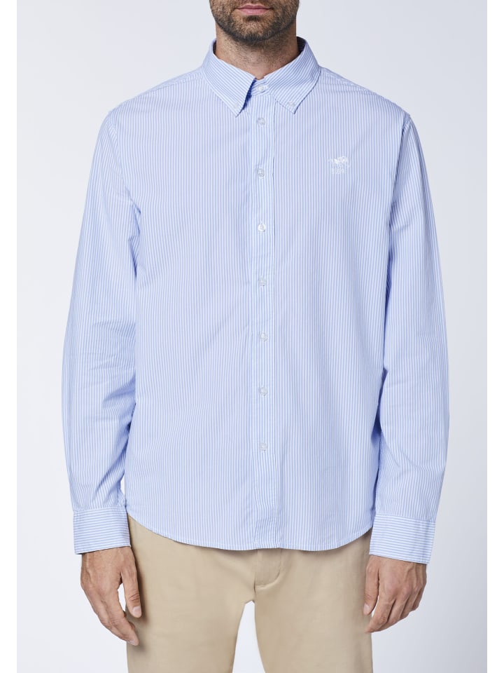 Polo Sylt Hemd in Blau günstig kaufen