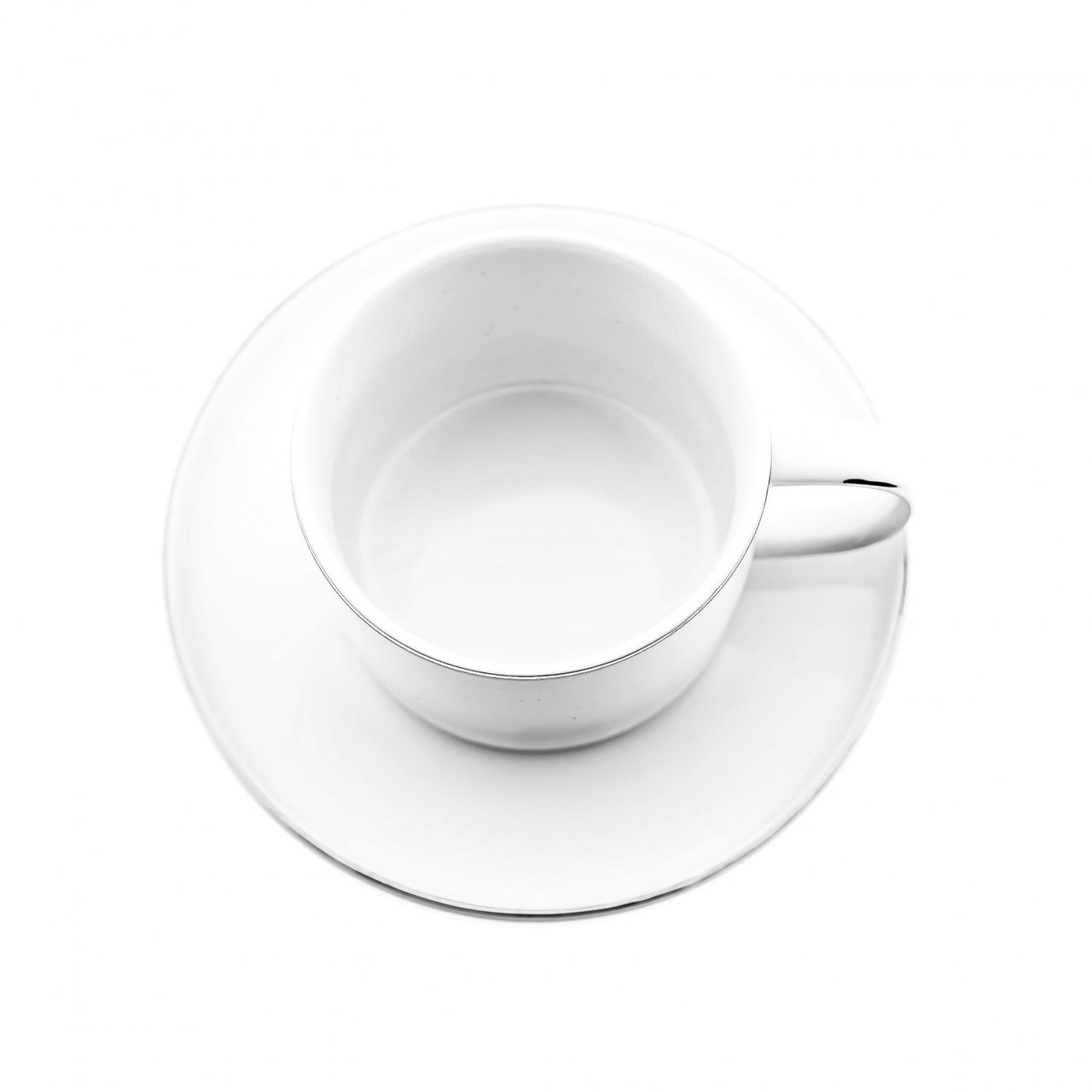Almina Espressotasse 12 Teiliger Mokkatassen-Set aus Porzellan Mokkaservice 100 ml Gold