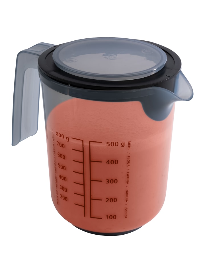 APS Rührbecher mit Deckel in grau Ø 12,5 cm, H: 16 cm, 1 Liter günstig kaufen onesize