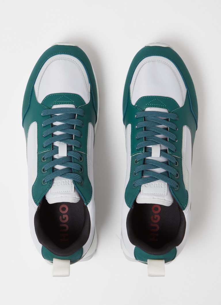 HUGO BOSS Icelin Runn sportbačiai su zomšos detalėmis