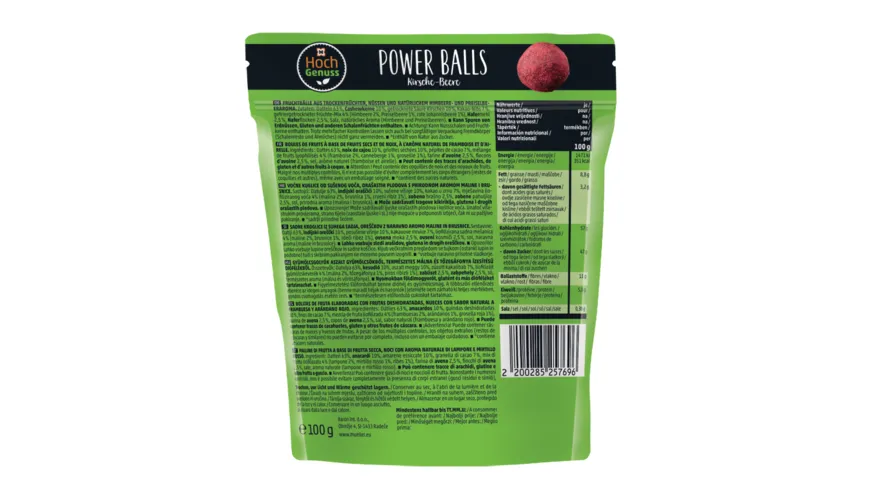 Hochgenuss Power Balls Kirsche-Beere 100 g