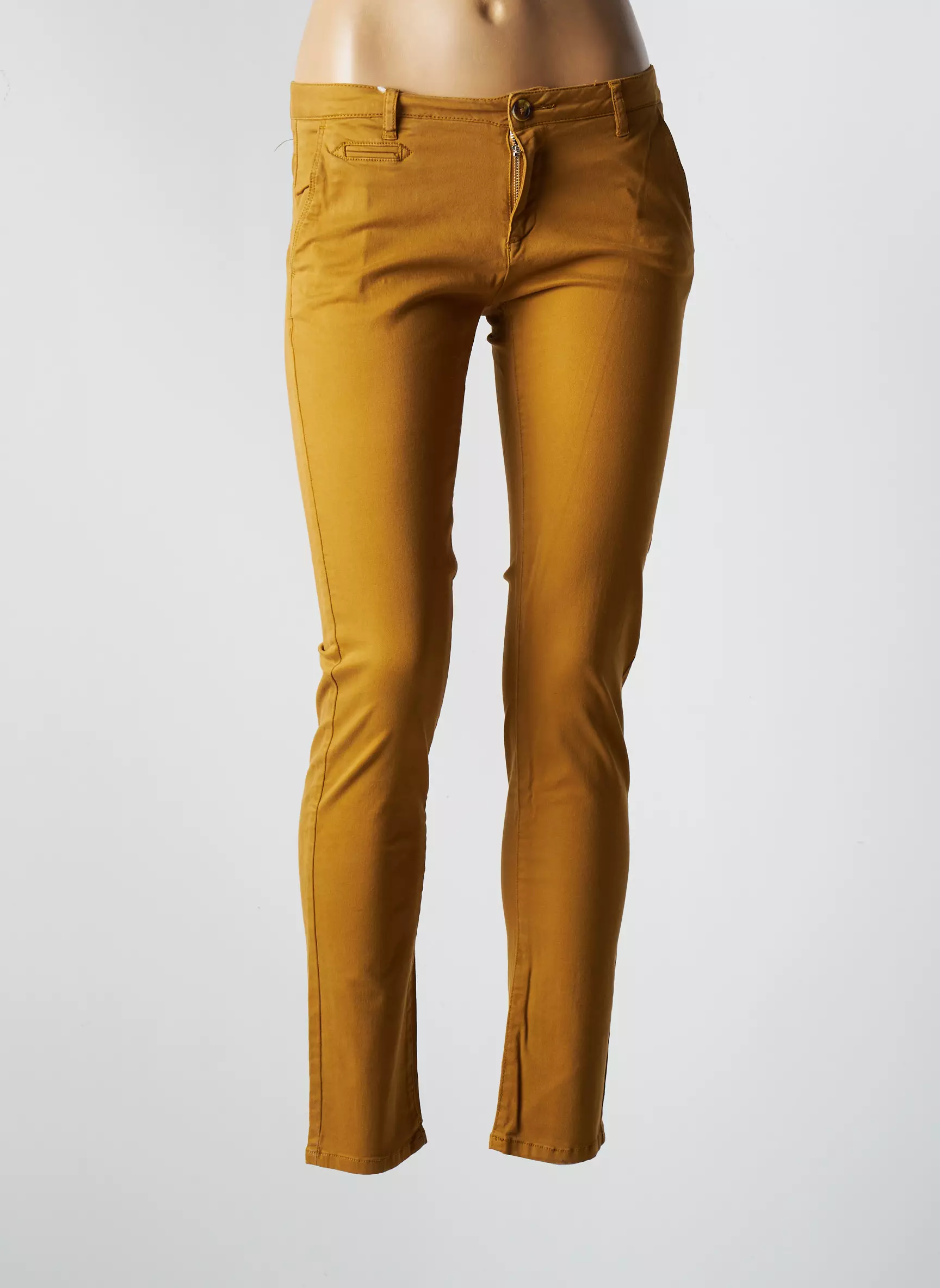 Lab Dip Paris Pantalons Chino Femme couleur jaune