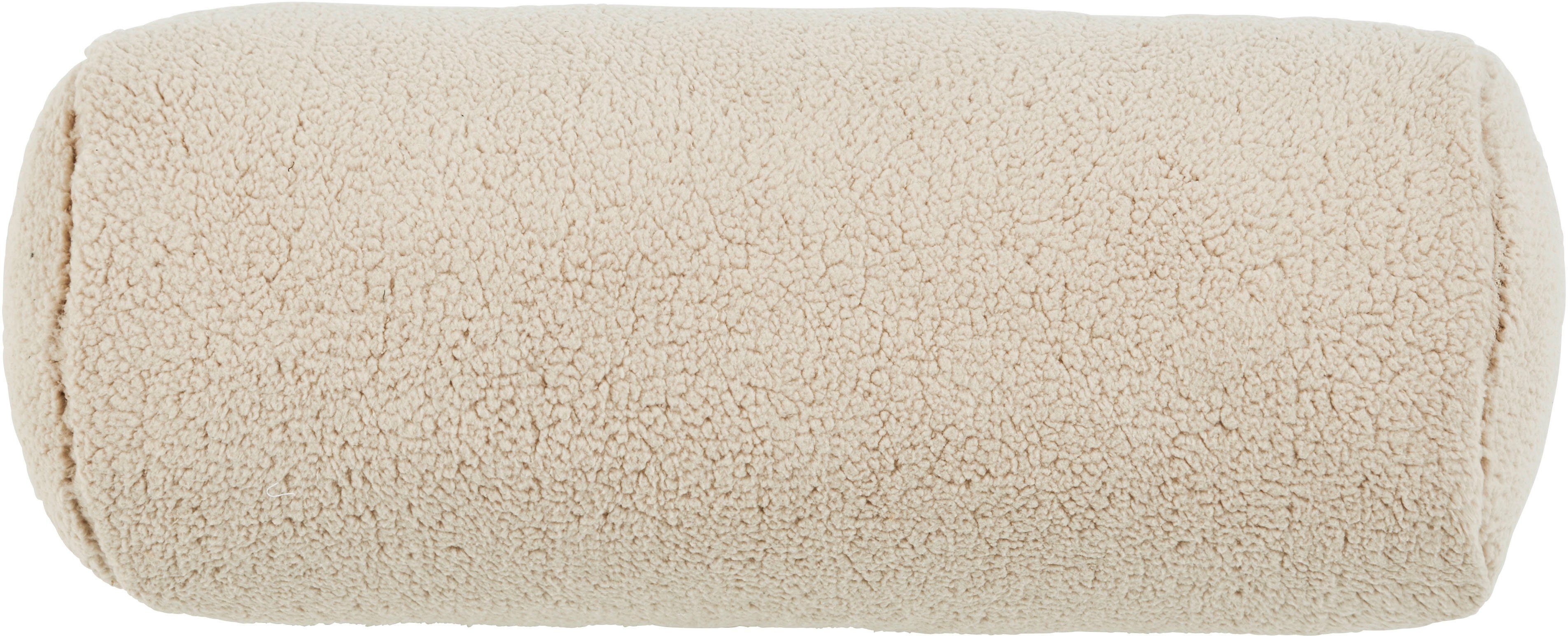 done.® Nackenrolle Soul, 1-tlg., Aus weichem Teddy-Plüsch mit Reißverschluss