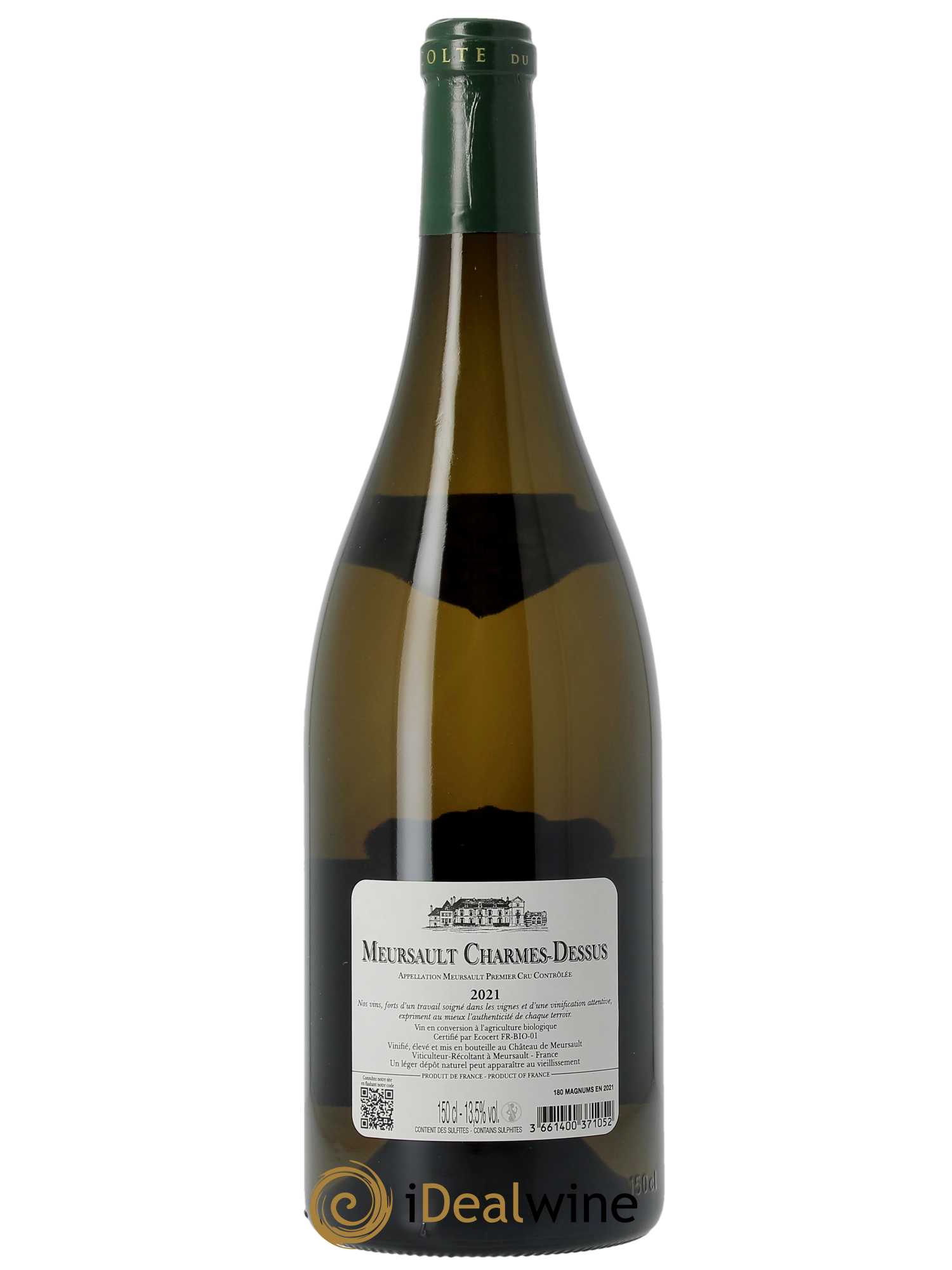 Meursault 1er Cru Les Charmes Dessus Château de Meursault  2021 - Lot de 1 Magnum