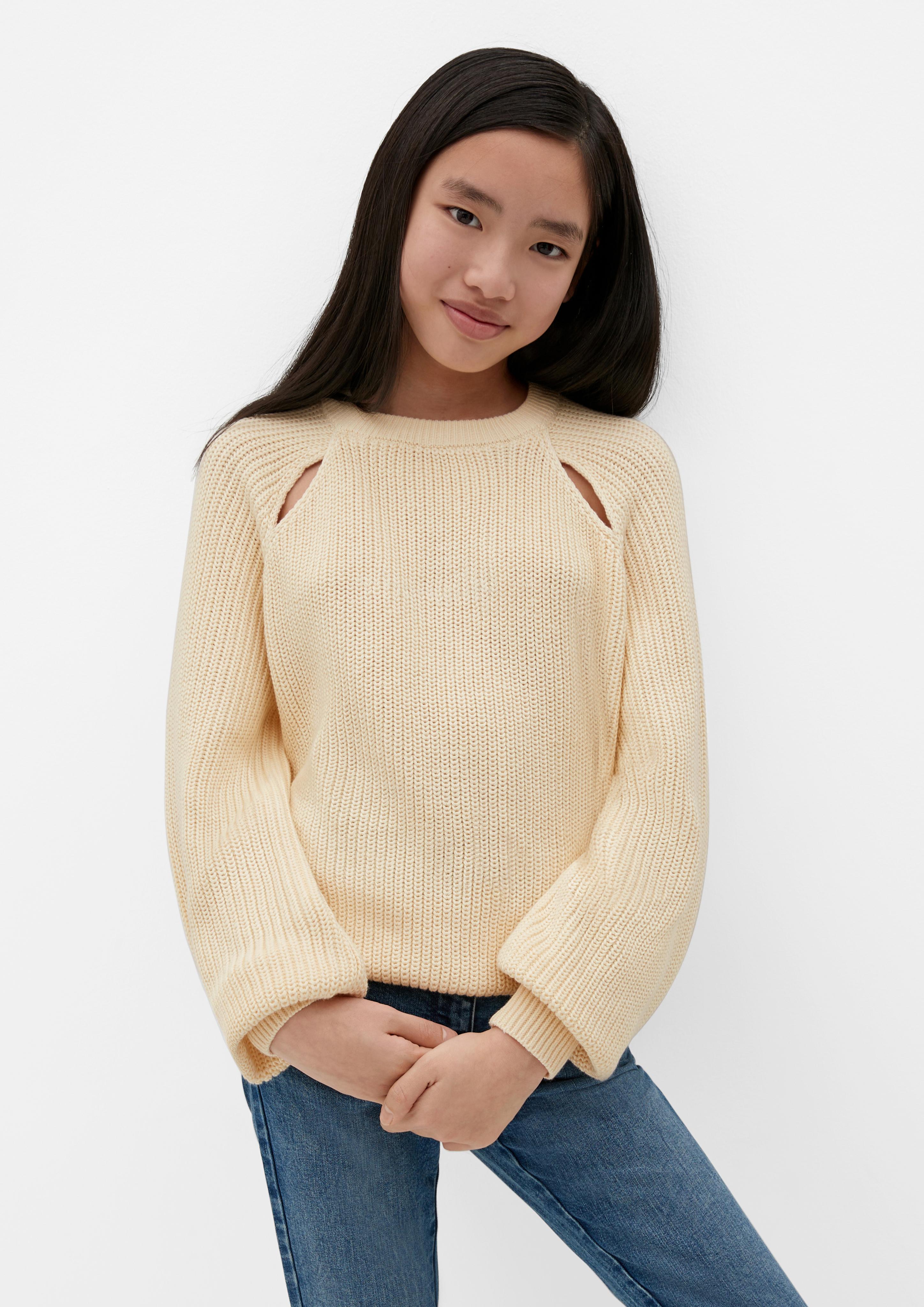 Strickpullover mit Cut Out-Details  2133935-0805