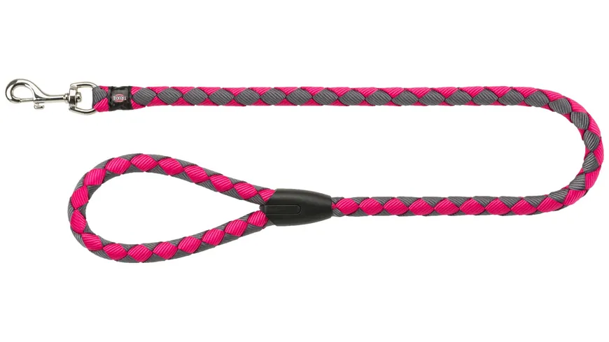 Trixie Cavo Leine fuchsia-graphit L - XL 1 m / 18 mm Hundeleine