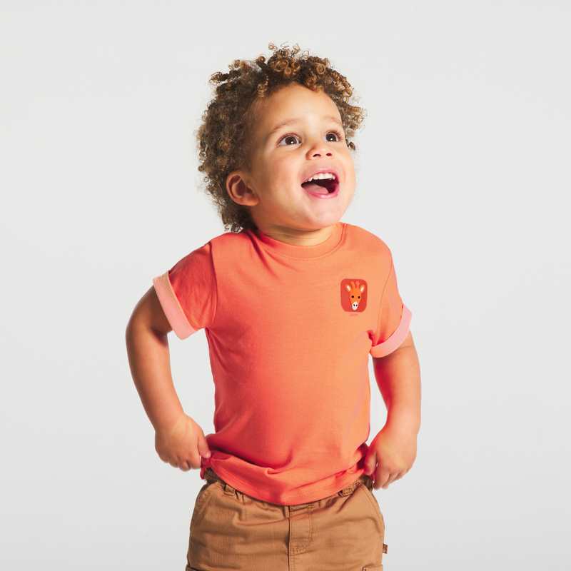 T-shirt à motif orange bébé garçon