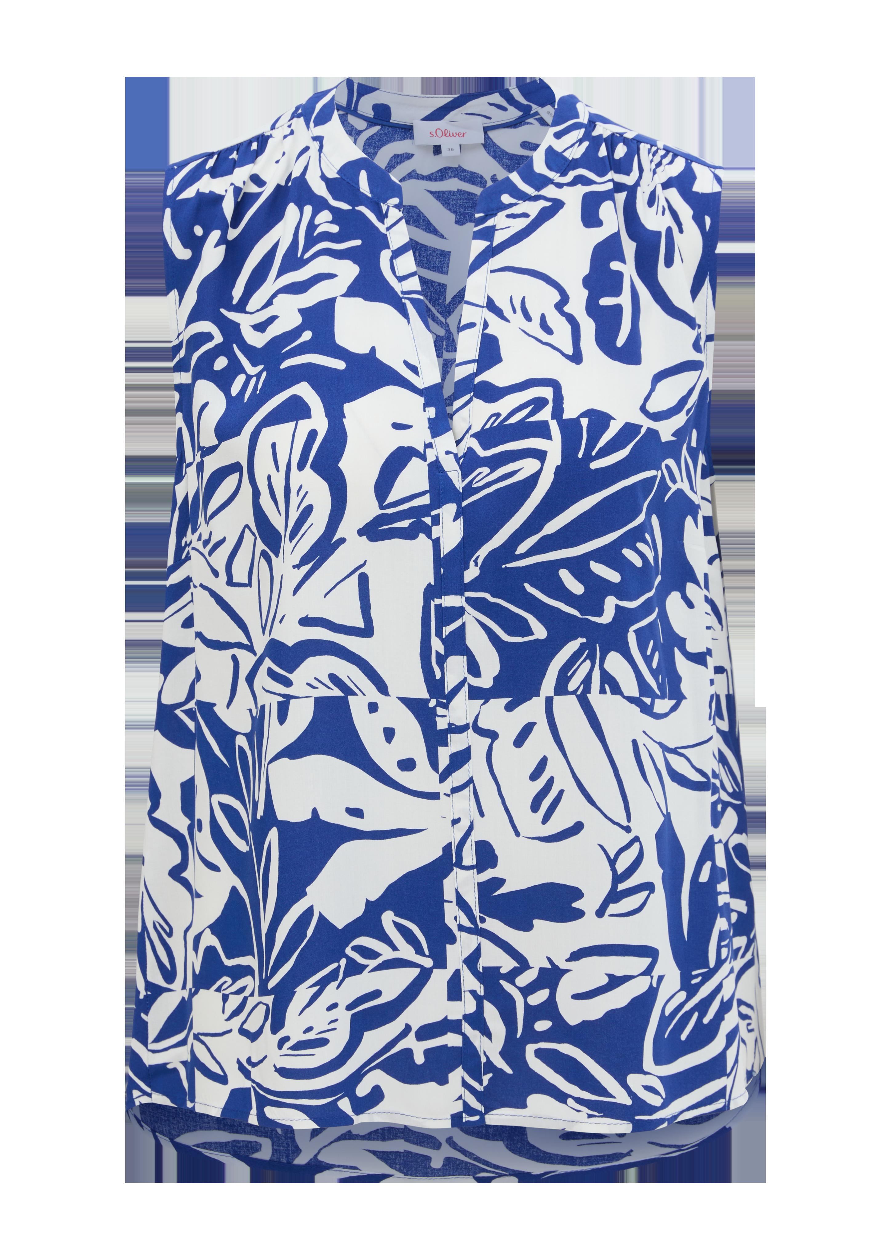 Viskosebluse mit Raffung  2131743-56A0