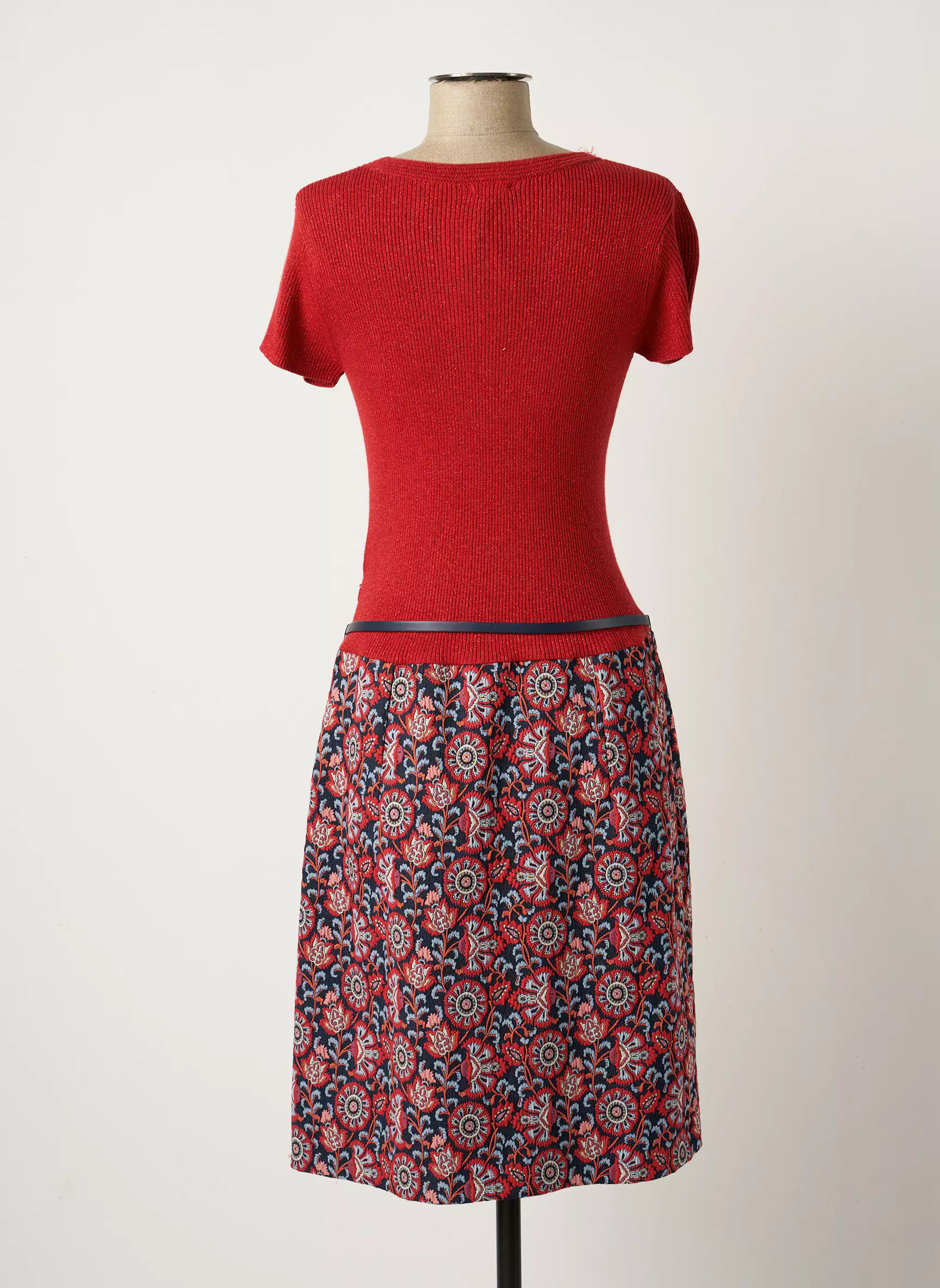 Caroline Biss Robes Mi Longues Femme couleur rouge