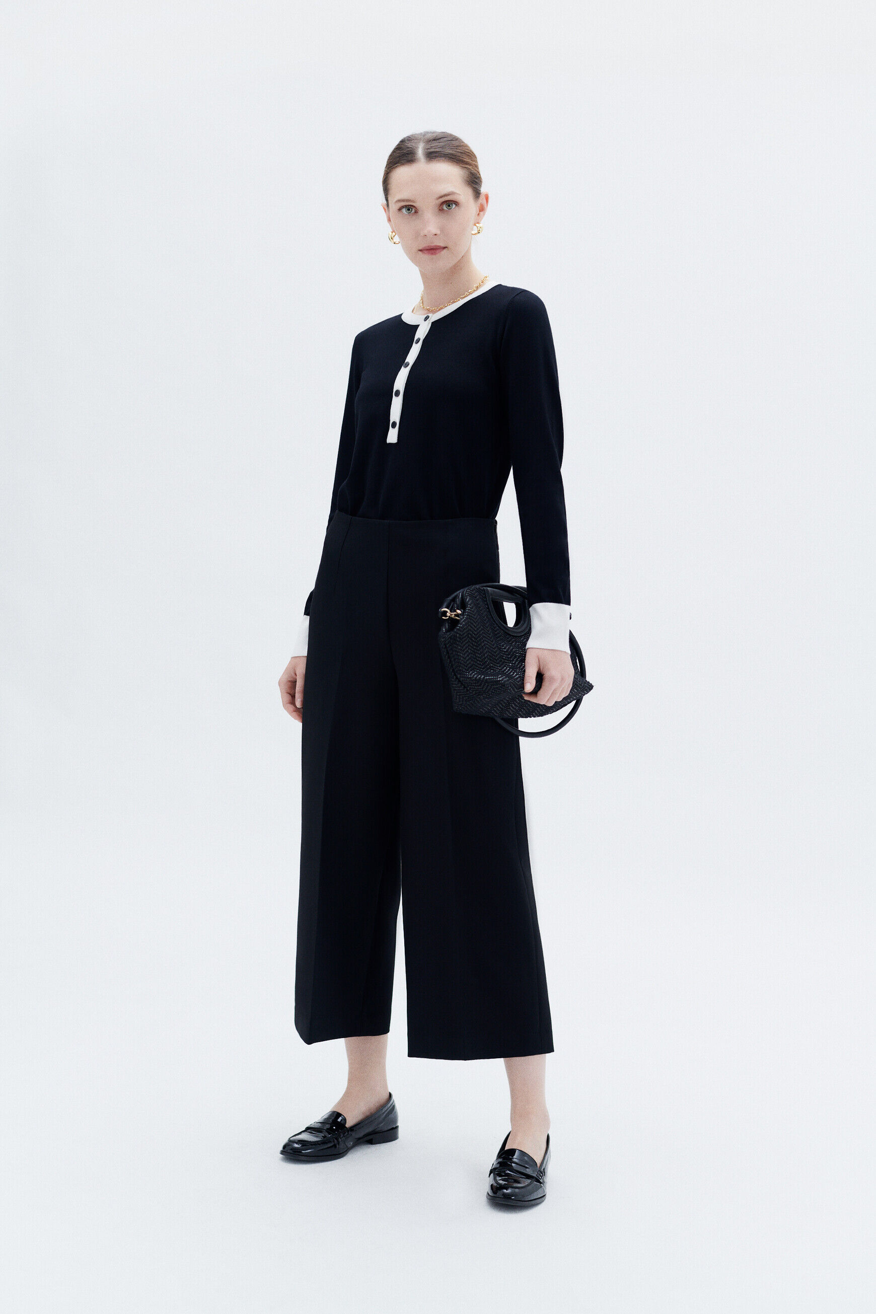 Pull milene noir femme