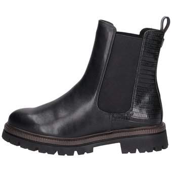 Marco Tozzi Chelsea Boots in schwarz