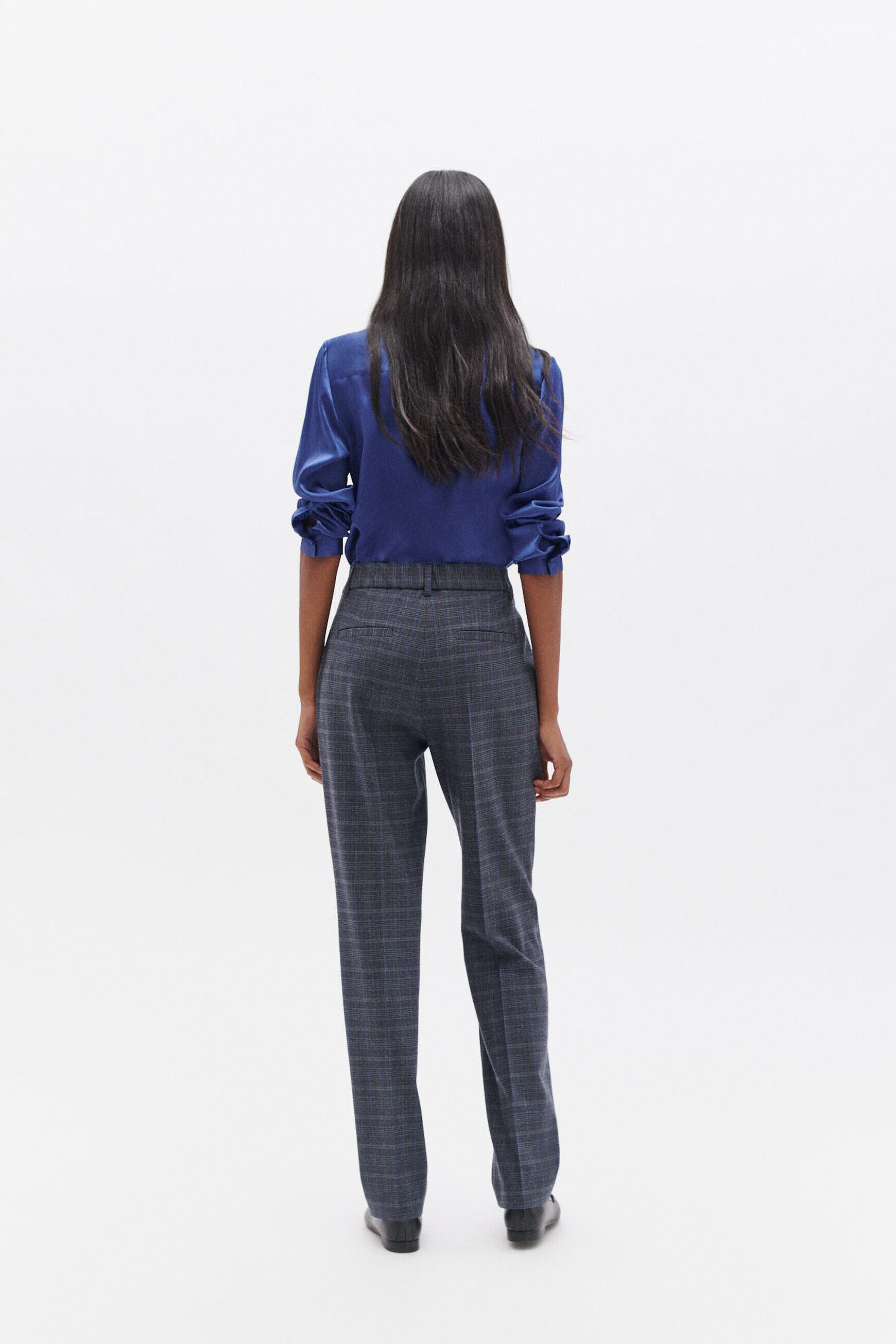 Pantalon pierre bleu femme