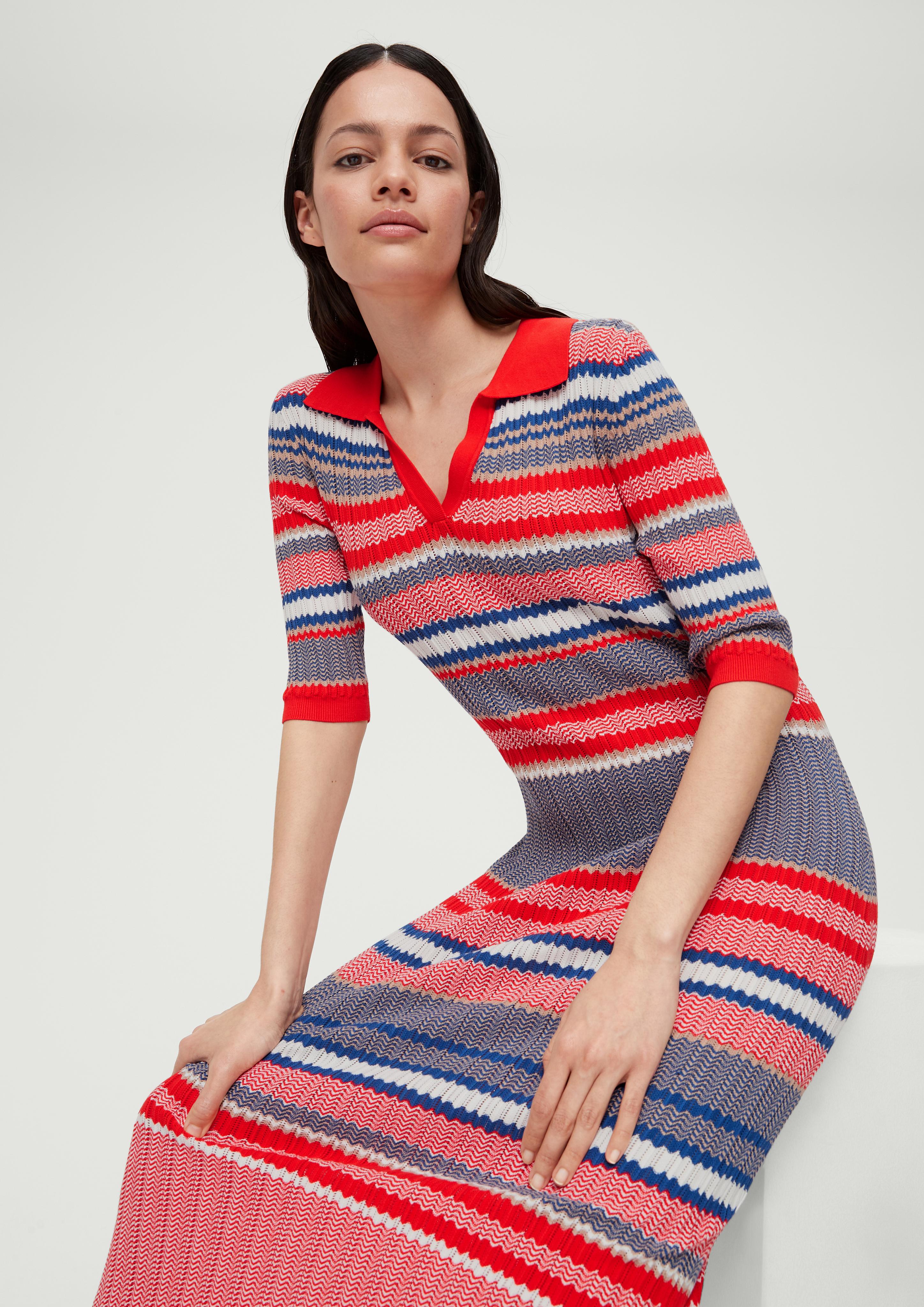 Midikleid mit Streifenmuster  2130939-25X3