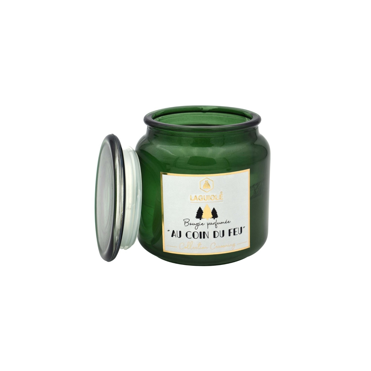Vela aromática La Guiole con tapón de cristal, 200 g