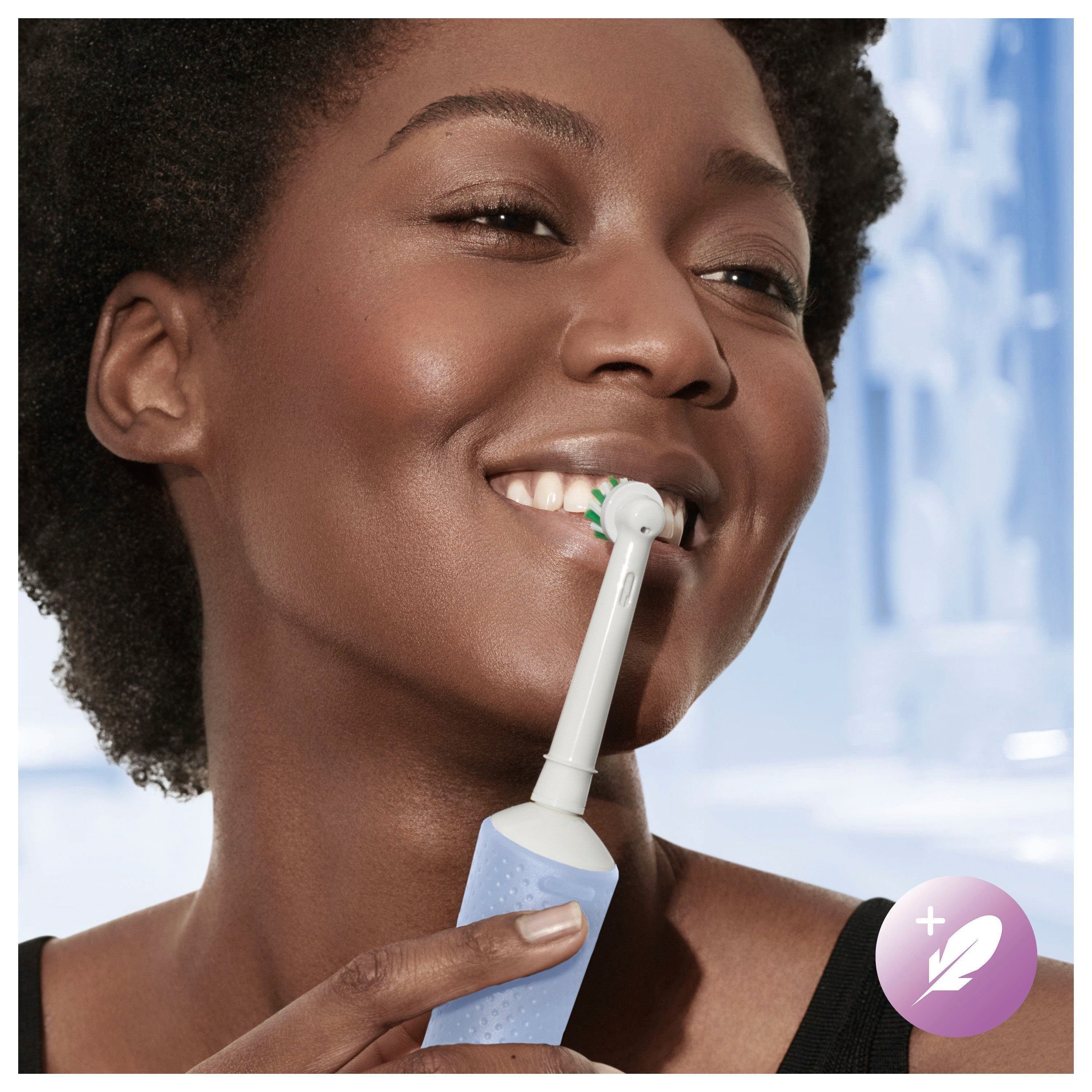 Oral-B Elektrische Zahnbürste Vitality Pro Doppelpack, Aufsteckbürsten: 2 St., Indikator-Borsten