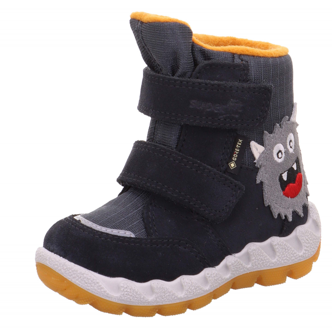 ICEBIRD - Grau/Gelb Boots mit Klettverschluss
