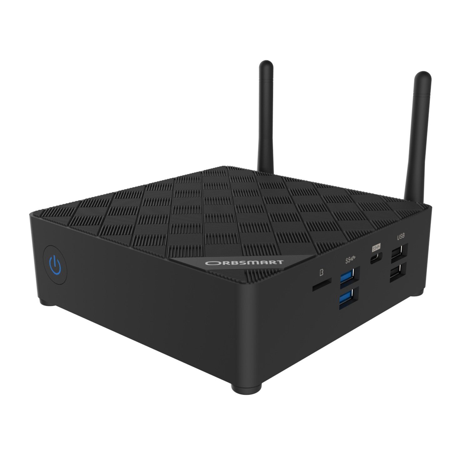 Orbsmart AW-14 Mini-PC (Intel N5105, 16GB GB RAM, 256 GB SSD, Windows 11 Pro 4K Computer Desktop-PC, WIFI 6, lüfterlos, stromsparend)