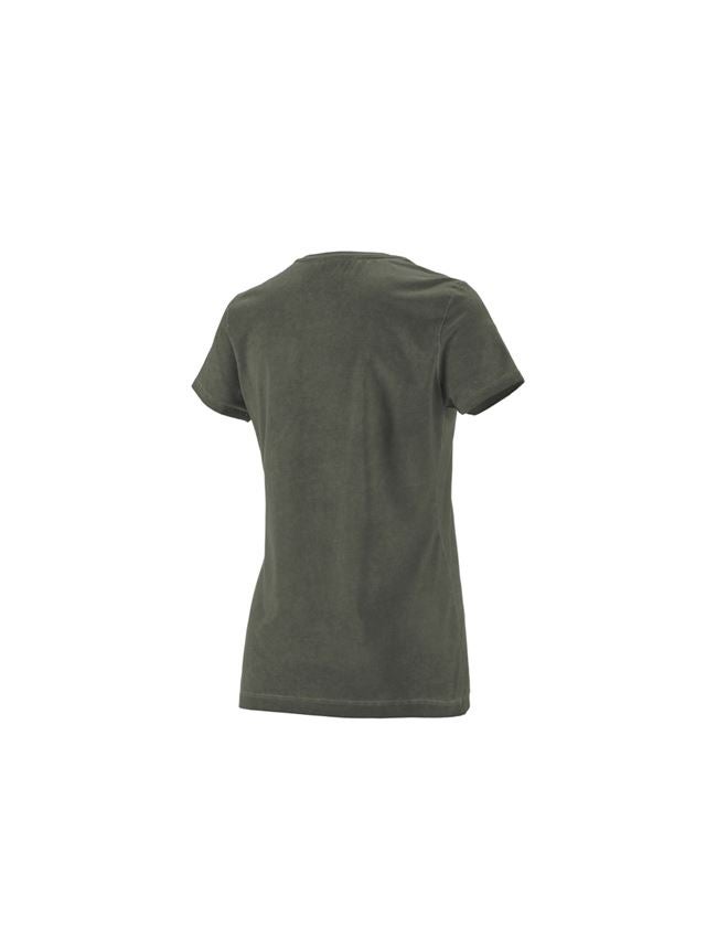 e.s. T-Shirt vintage cotton stretch, Damen
