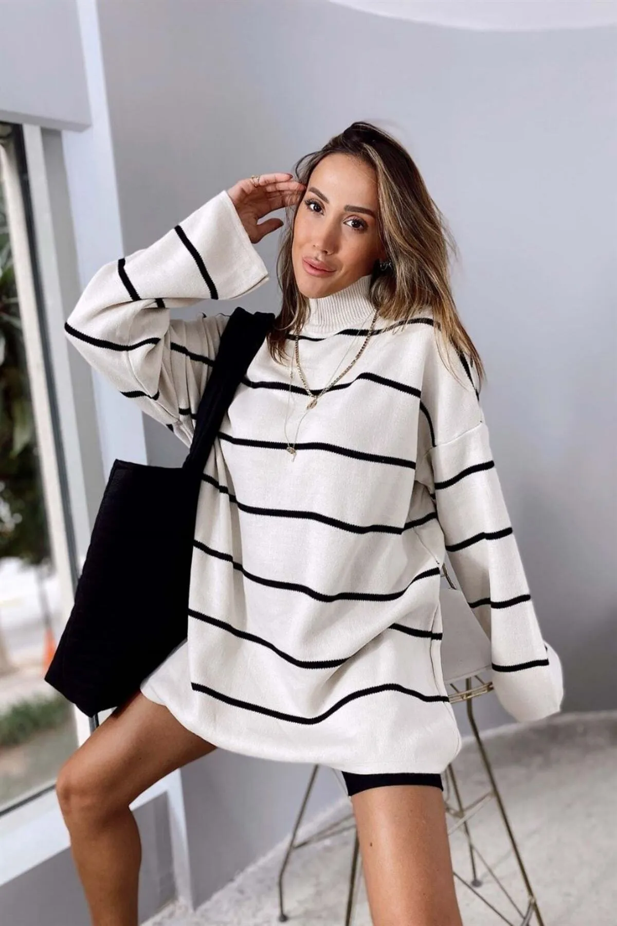 IŞILDA FASHION  Pullover - Beige - Regular Fit