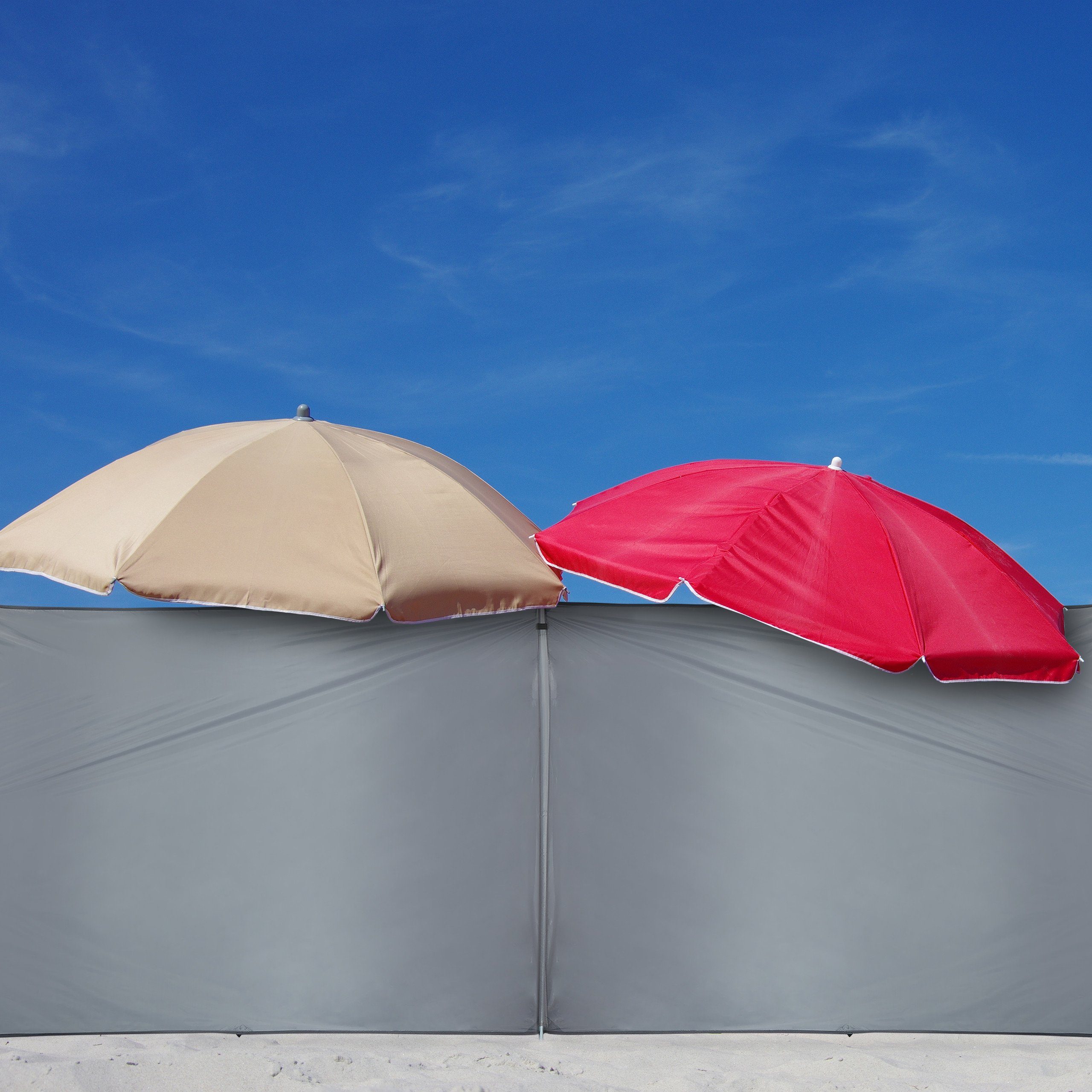 relaxdays Balkonsichtschutz Sicht- und Windschutz 4 Meter