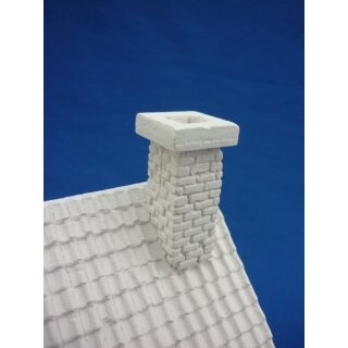 Roof Tiles with Chimney 1/35