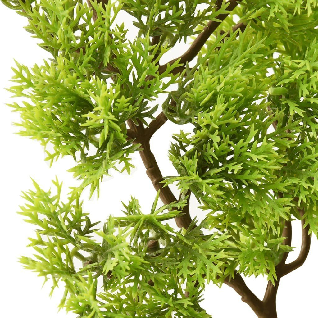 Künstliche Zimmerpflanze Künstlicher Bonsai Zypresse mit Topf 60 cm Grün Pflanze realistisch ec, vidaXL, Höhe 0 cm