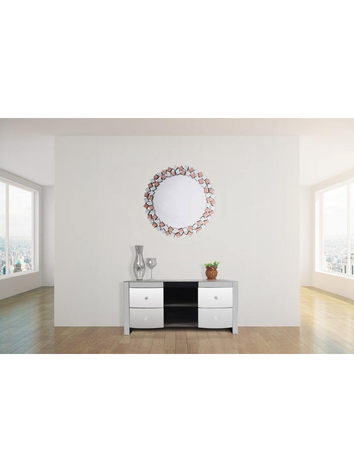 Kayoom Wandspiegel Rowena in Silber / Rosé günstig kaufen onesize