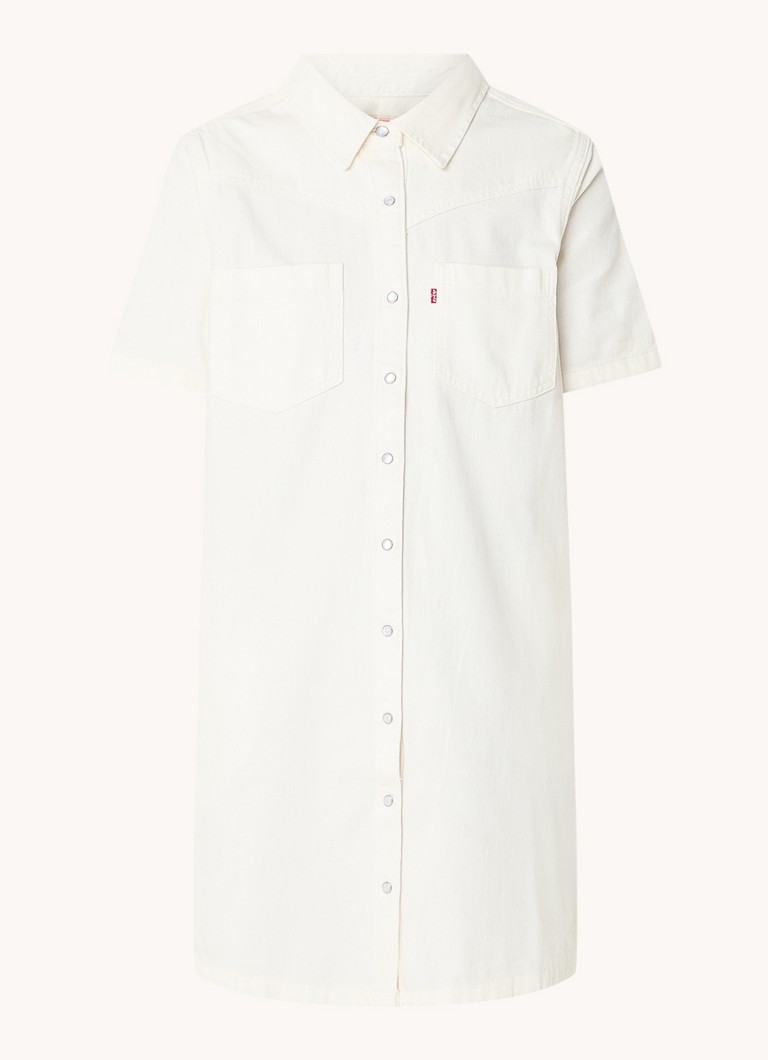 Rochie mini din denim Levi's Louisa cu buzunare la piept