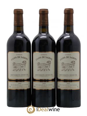 Clos de Sarpe Grand Cru Classé  2004 - Lot de 3 Bouteilles