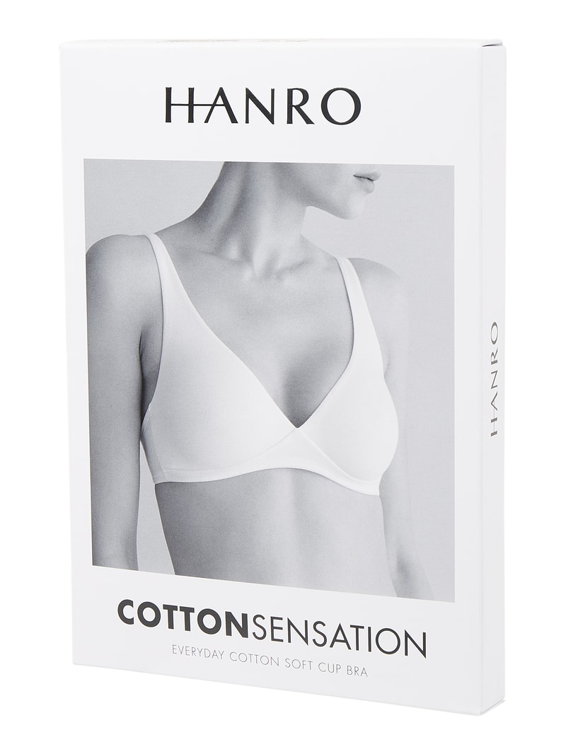 Bralette mit Stretch-Anteil Modell 'Cotton Sensation' in beige